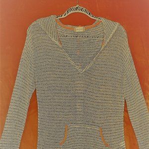 Free People Hooded light cover sweater